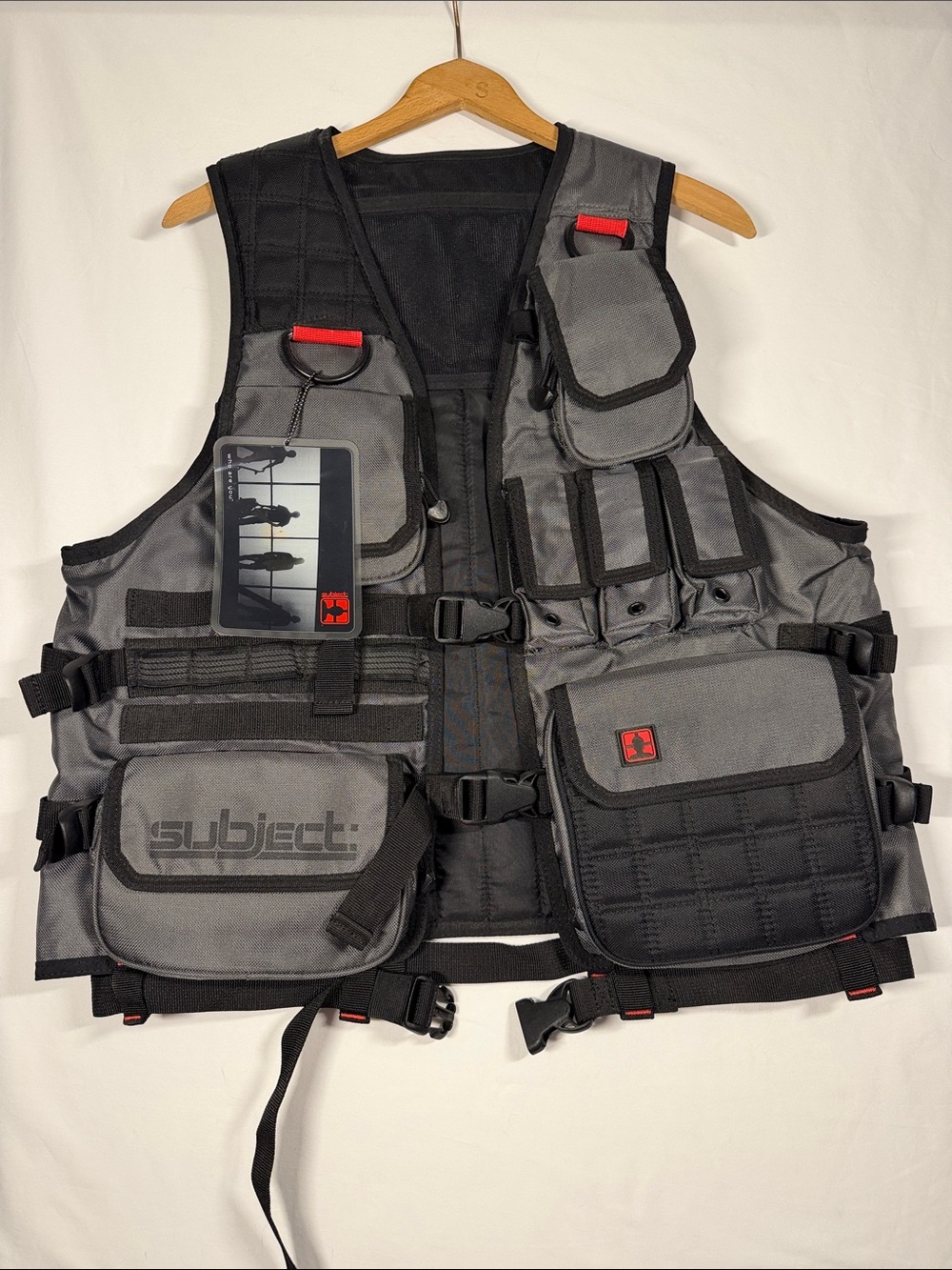 Subject Petrol The Commando Tactical Utility Vest Multiple Velcro Pkts Adjustabl